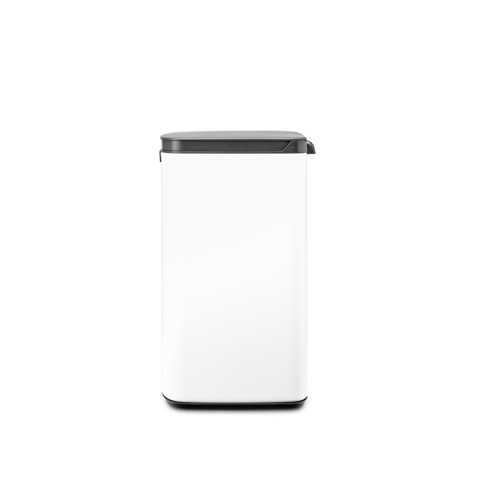 Brabantia Small Bo Trash Can 3.2 Gal - Easy Open, Soft Closing Lid, Hygienic, Space Efficient - For Bathroom, Home Office, Bedro
